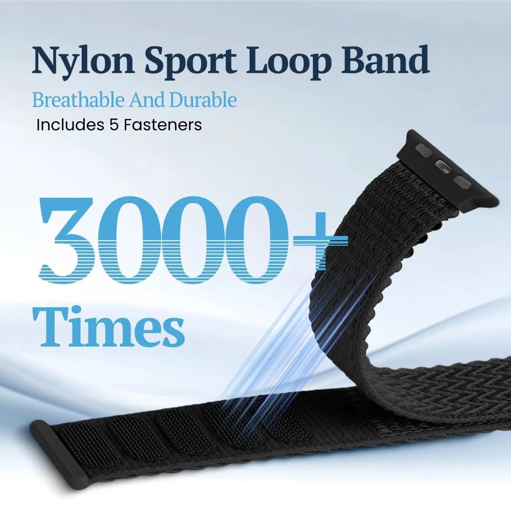 Absque Scrunchie Nylon Loop Sports Band