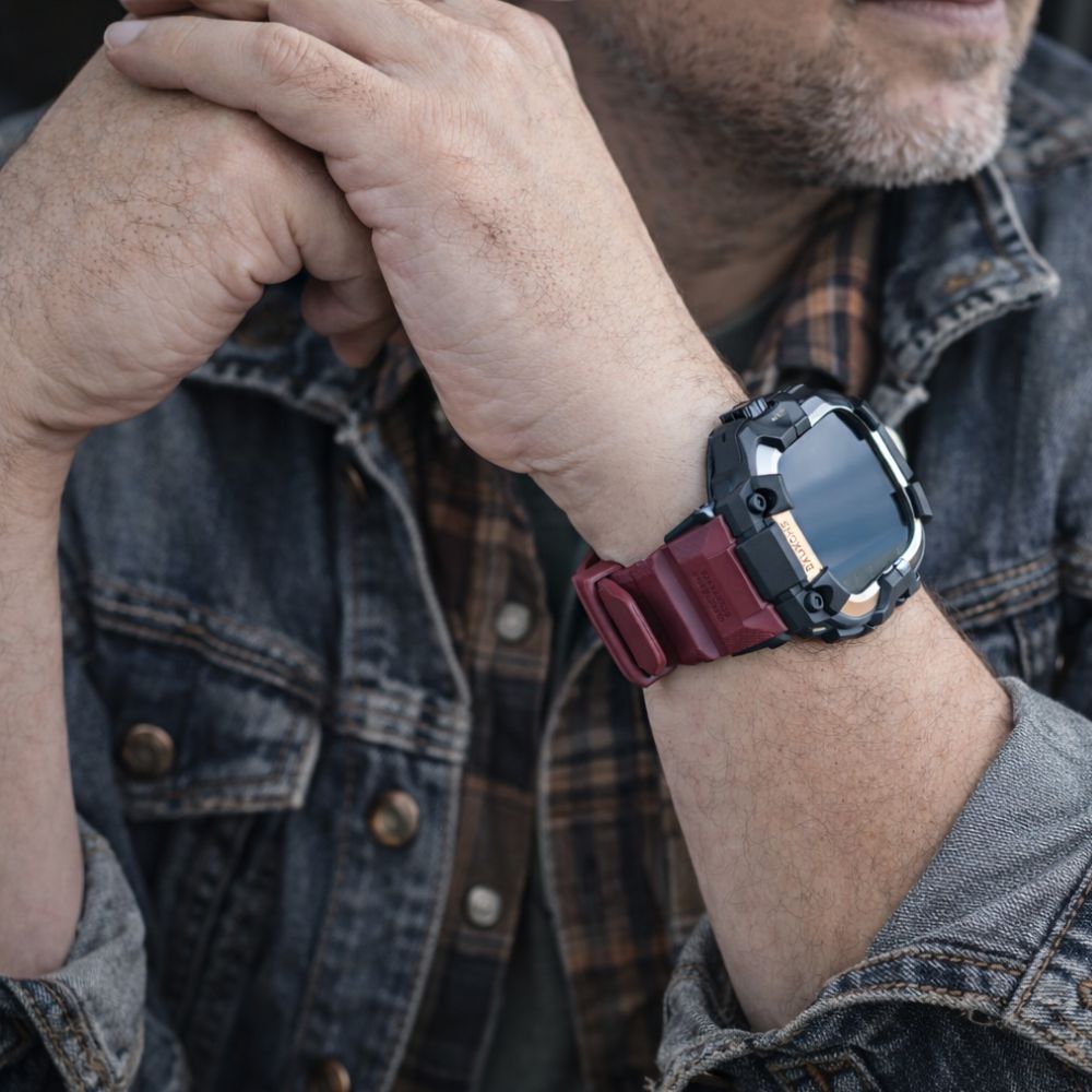Adeo Silicone Sports Band With Case