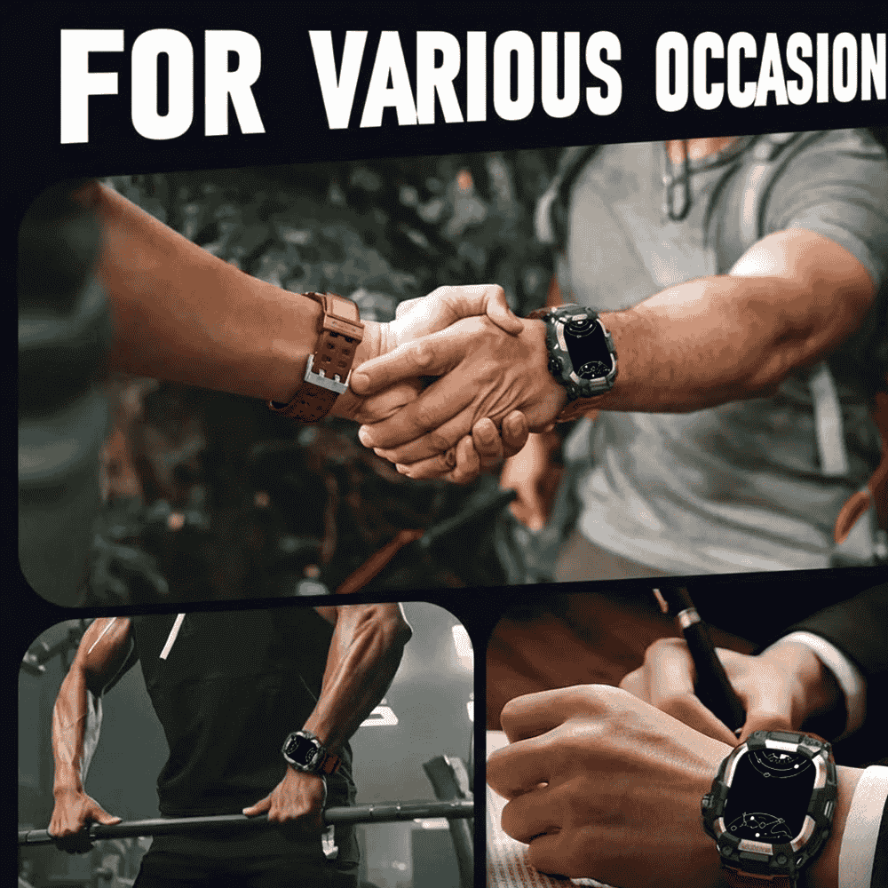 Adeo Silicone Sports Band With Case