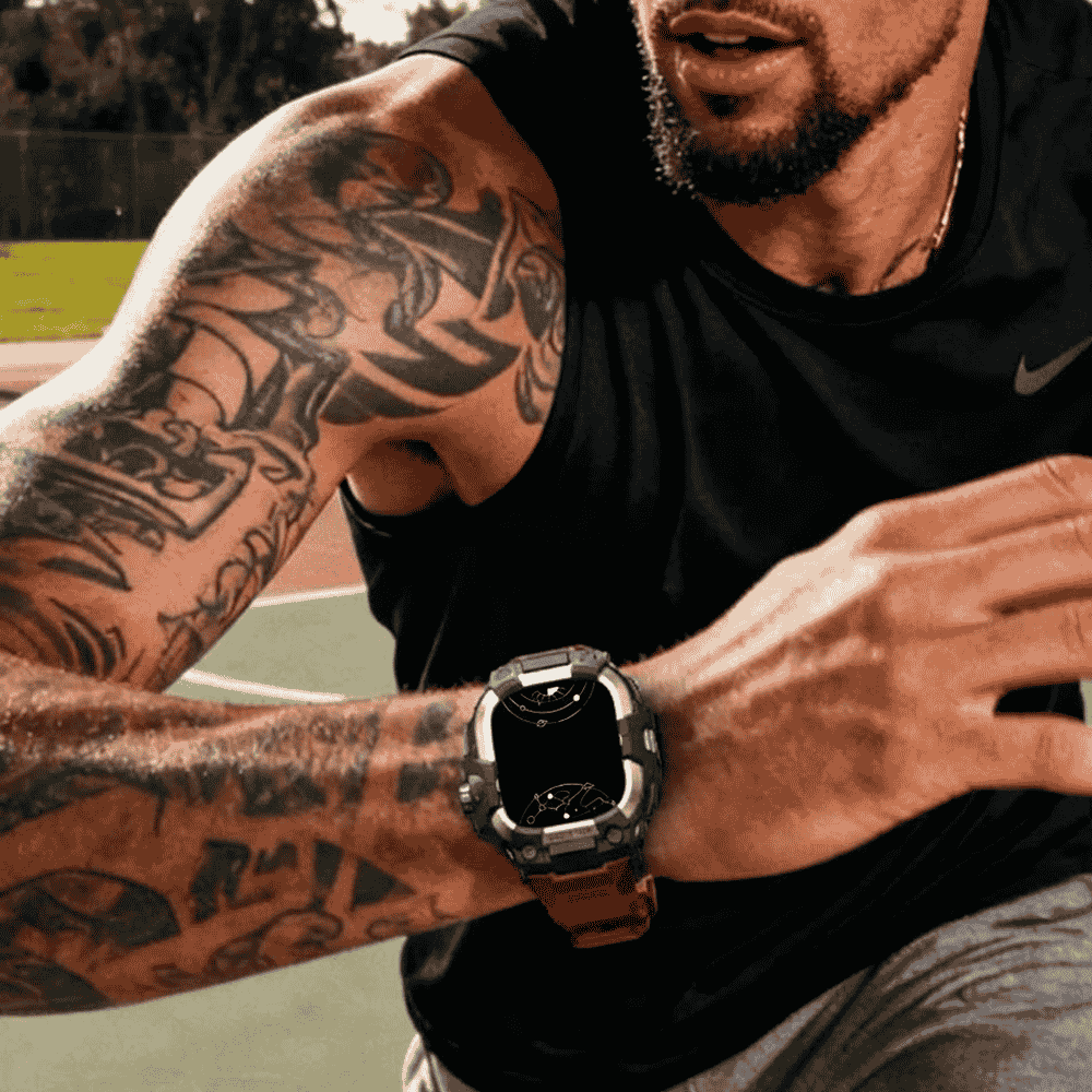 Adeo Silicone Sports Band With Case