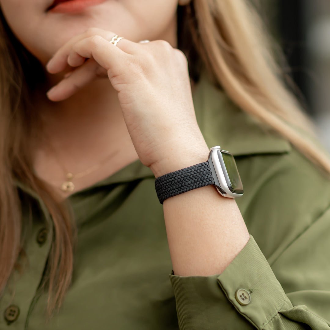 Agnovi Braided Elastic Loop Band