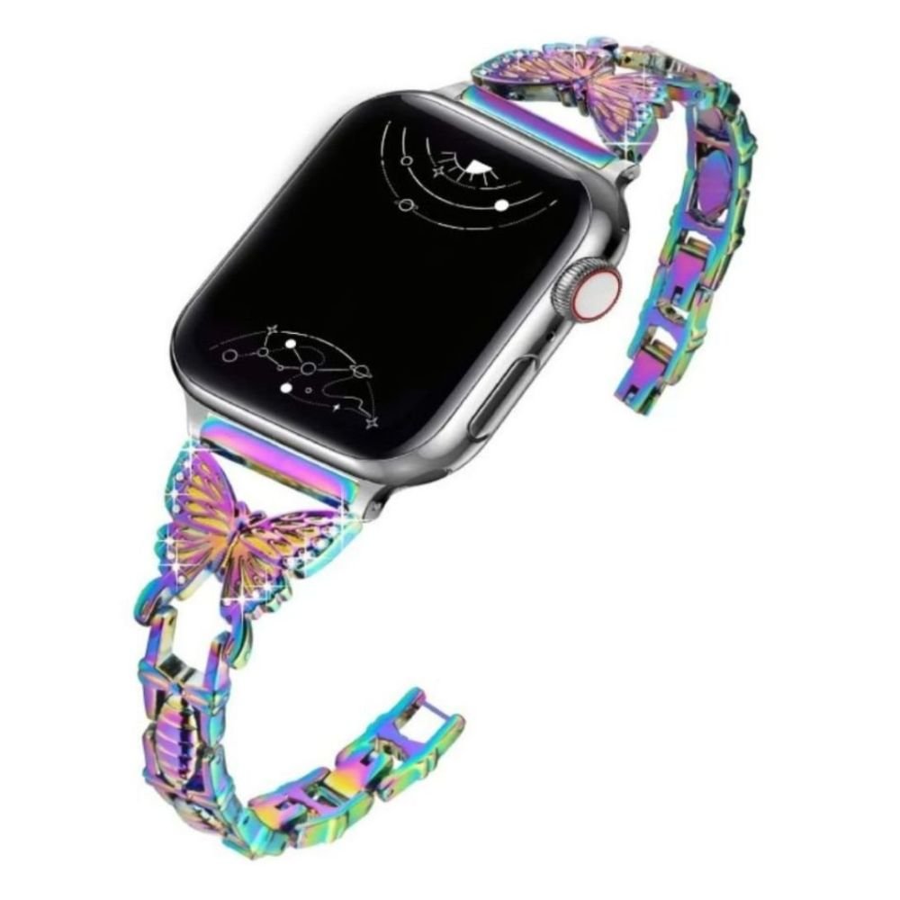 Amabilis Diamond Butterfly Stainless Steel Band