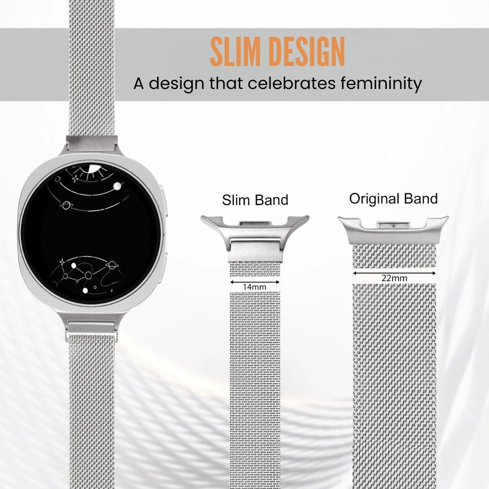 Aurex Milanese Steel Magnetic Galaxy Band
