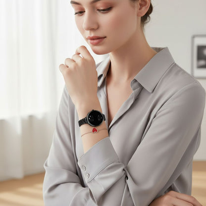 Eluvies Slim Stainless Steel Galaxy Band