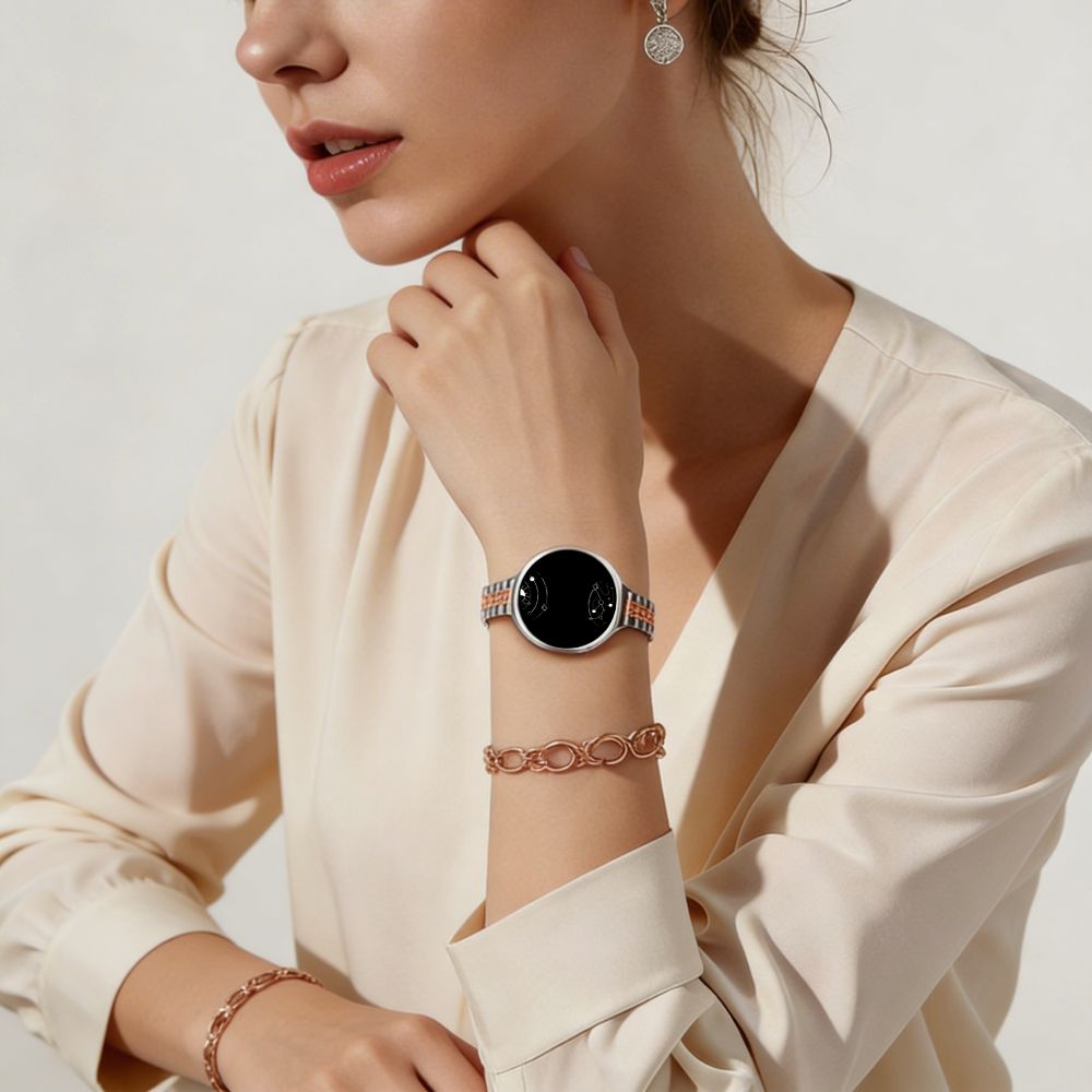 Eluvies Slim Stainless Steel Galaxy Band