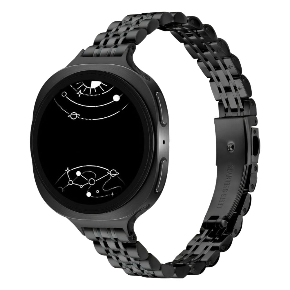 Eluvies Slim Stainless Steel Galaxy Band