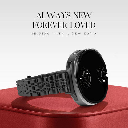 Eluvies Slim Stainless Steel Galaxy Band