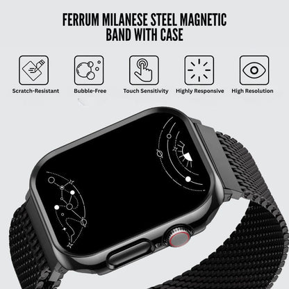 Ferrum Milanese Steel Magnetic Band With Case