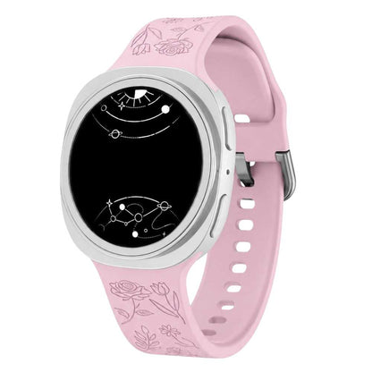 Habeo Engraved Silicone Band For Galaxy Watch 8