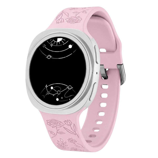 Habeo Engraved Silicone Band For Galaxy Watch 8