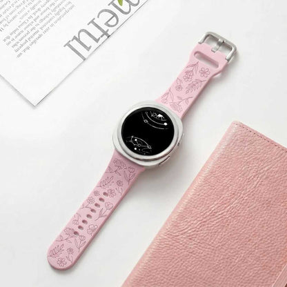 Habeo Engraved Silicone Band For Galaxy Watch 8