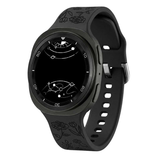 Habeo Engraved Silicone Band For Galaxy Watch 8
