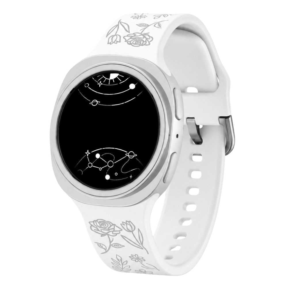 Habeo Engraved Silicone Band For Galaxy Watch 8