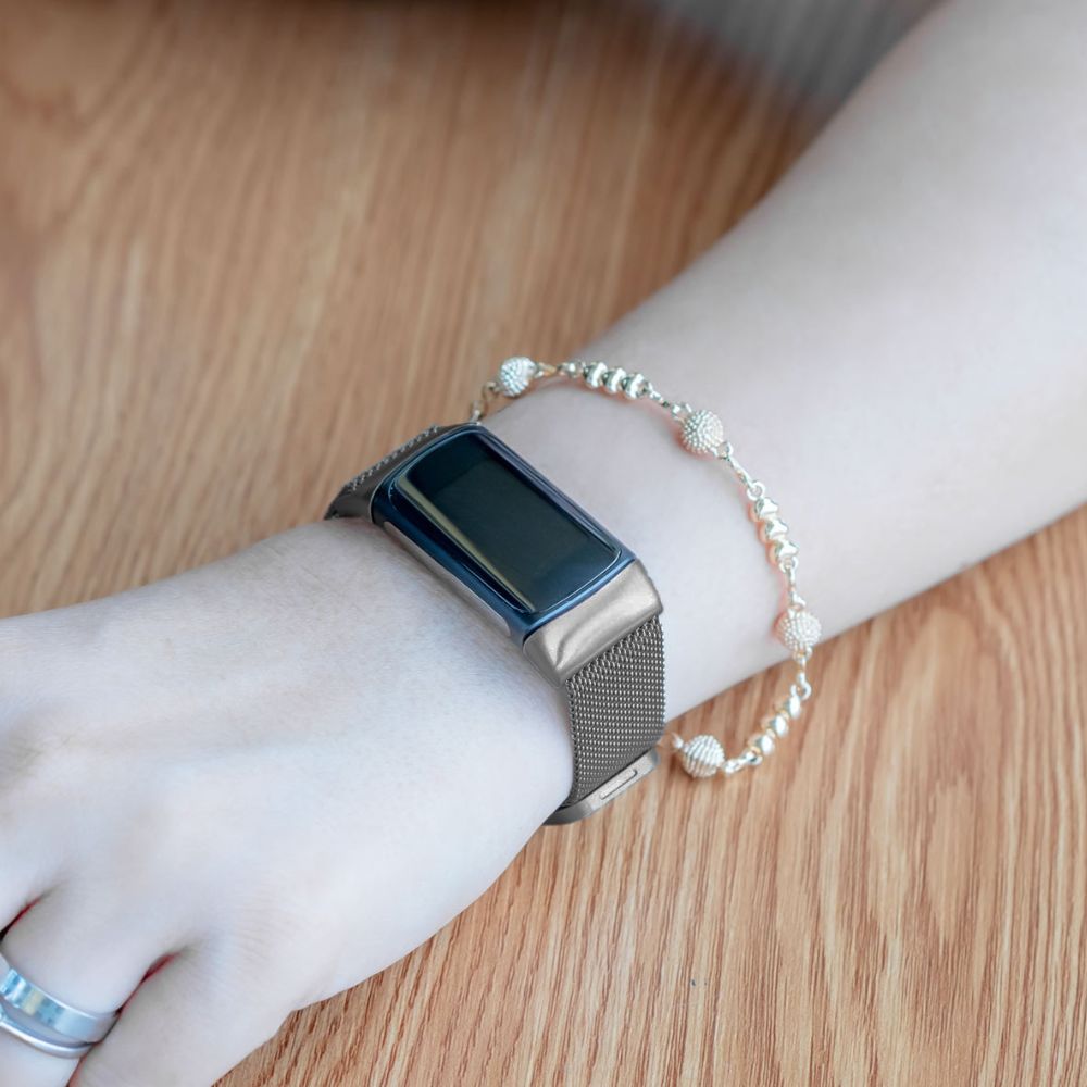 Lacteus Milanese Steel Band For Fitbit Charge