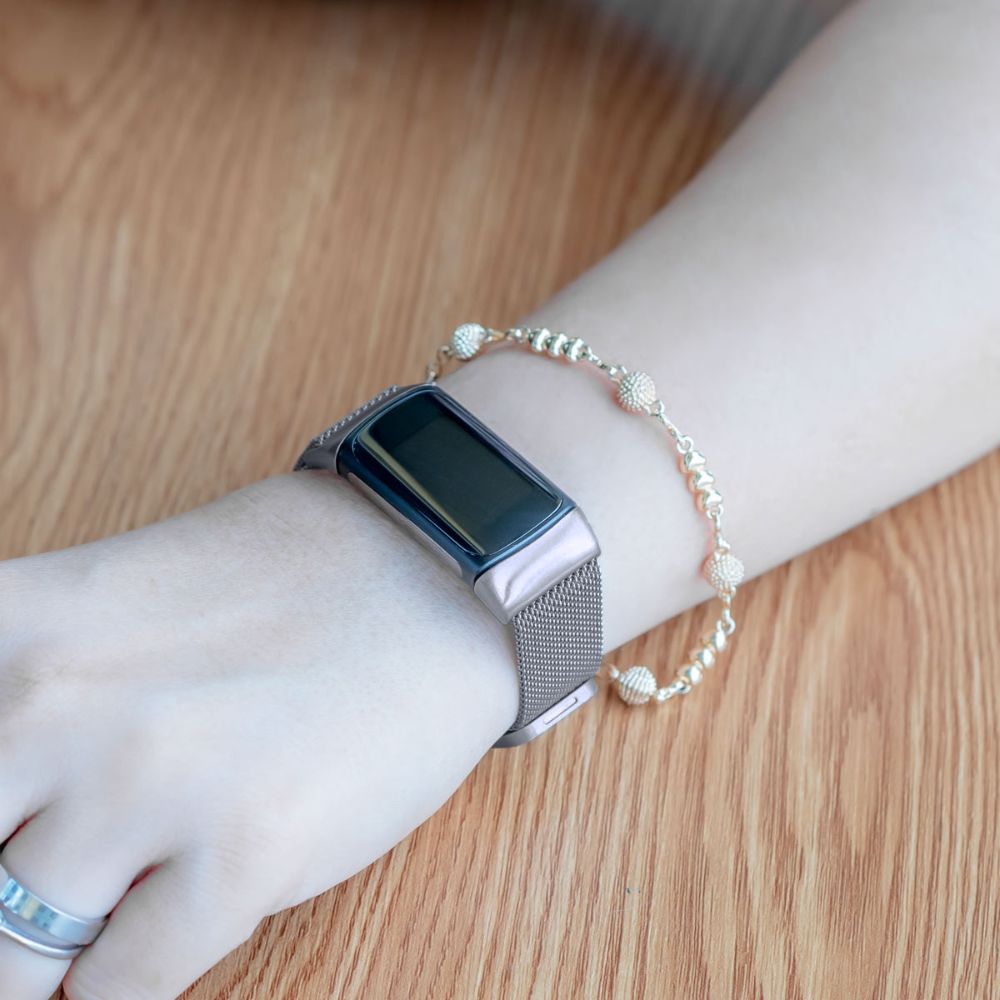 Lacteus Milanese Steel Band For Fitbit Charge