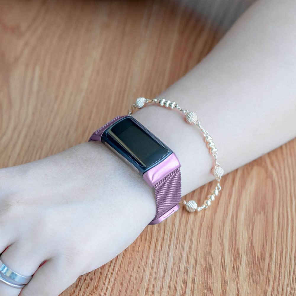Lacteus Milanese Steel Band For Fitbit Charge