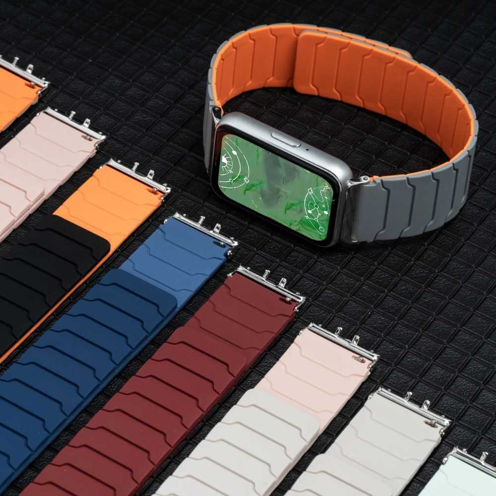 Quas Magnetic Silicone Band For Galaxy Fit3